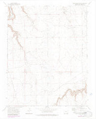 Doss Canyon South Colorado Historical topographic map, 1:24000 scale, 7.5 X 7.5 Minute, Year 1972