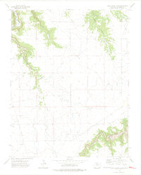 Doss Canyon South Colorado Historical topographic map, 1:24000 scale, 7.5 X 7.5 Minute, Year 1972