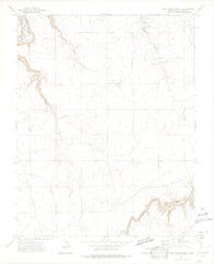 Doss Canyon South Colorado Historical topographic map, 1:24000 scale, 7.5 X 7.5 Minute, Year 1972