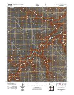 Doss Canyon North Colorado Historical topographic map, 1:24000 scale, 7.5 X 7.5 Minute, Year 2011