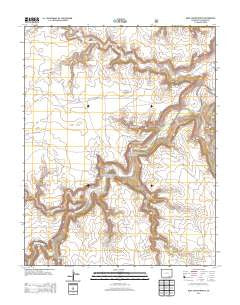 Doss Canyon North Colorado Historical topographic map, 1:24000 scale, 7.5 X 7.5 Minute, Year 2013