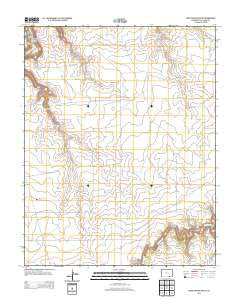 Doss Canyon South Colorado Historical topographic map, 1:24000 scale, 7.5 X 7.5 Minute, Year 2013