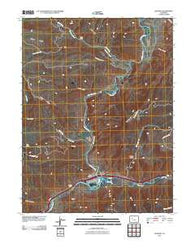 Dotsero Colorado Historical topographic map, 1:24000 scale, 7.5 X 7.5 Minute, Year 2010