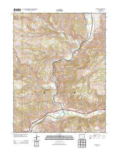 Dotsero Colorado Historical topographic map, 1:24000 scale, 7.5 X 7.5 Minute, Year 2013
