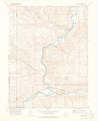 Dotsero Colorado Historical topographic map, 1:24000 scale, 7.5 X 7.5 Minute, Year 1974