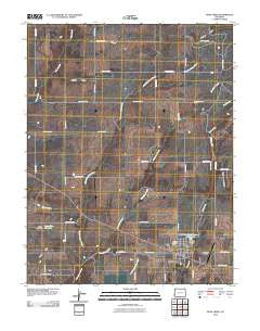 Dove Creek Colorado Historical topographic map, 1:24000 scale, 7.5 X 7.5 Minute, Year 2010