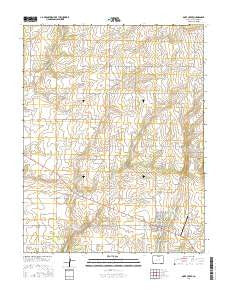 Dove Creek Colorado Current topographic map, 1:24000 scale, 7.5 X 7.5 Minute, Year 2016