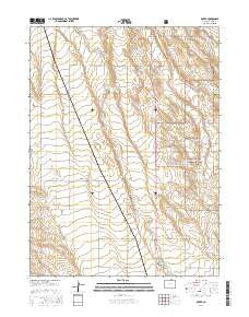 Dover Colorado Current topographic map, 1:24000 scale, 7.5 X 7.5 Minute, Year 2016