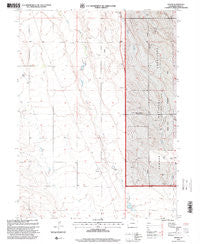Dover Colorado Historical topographic map, 1:24000 scale, 7.5 X 7.5 Minute, Year 1997