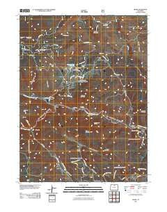 Drake Colorado Historical topographic map, 1:24000 scale, 7.5 X 7.5 Minute, Year 2011