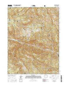 Drake Colorado Current topographic map, 1:24000 scale, 7.5 X 7.5 Minute, Year 2016