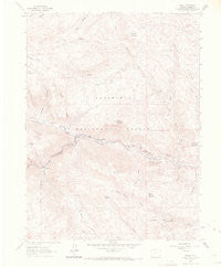 Drake Colorado Historical topographic map, 1:24000 scale, 7.5 X 7.5 Minute, Year 1962
