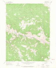 Drake Colorado Historical topographic map, 1:24000 scale, 7.5 X 7.5 Minute, Year 1962