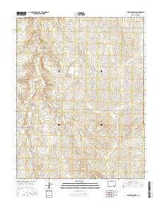 Dripping Spring Colorado Current topographic map, 1:24000 scale, 7.5 X 7.5 Minute, Year 2016