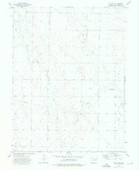 Dry Gulch Colorado Historical topographic map, 1:24000 scale, 7.5 X 7.5 Minute, Year 1973