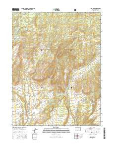 Dry Creek Colorado Current topographic map, 1:24000 scale, 7.5 X 7.5 Minute, Year 2016