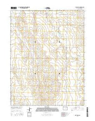 Dry Gulch Colorado Current topographic map, 1:24000 scale, 7.5 X 7.5 Minute, Year 2016