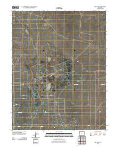 Dry Lakes Colorado Historical topographic map, 1:24000 scale, 7.5 X 7.5 Minute, Year 2010