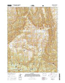 Dunckley Colorado Current topographic map, 1:24000 scale, 7.5 X 7.5 Minute, Year 2016