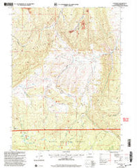 Dunckley Colorado Historical topographic map, 1:24000 scale, 7.5 X 7.5 Minute, Year 2000
