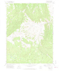 Dunckley Colorado Historical topographic map, 1:24000 scale, 7.5 X 7.5 Minute, Year 1971