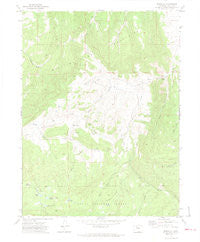 Dunckley Colorado Historical topographic map, 1:24000 scale, 7.5 X 7.5 Minute, Year 1971