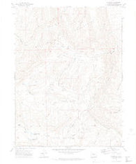 Dunckley Colorado Historical topographic map, 1:24000 scale, 7.5 X 7.5 Minute, Year 1971