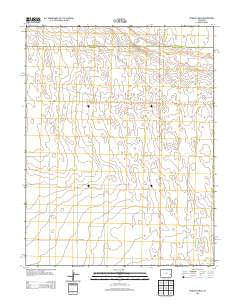 Dunlap Ranch Colorado Historical topographic map, 1:24000 scale, 7.5 X 7.5 Minute, Year 2013