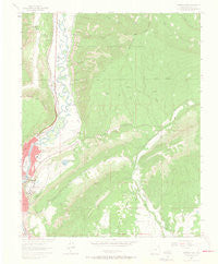 Durango East Colorado Historical topographic map, 1:24000 scale, 7.5 X 7.5 Minute, Year 1963