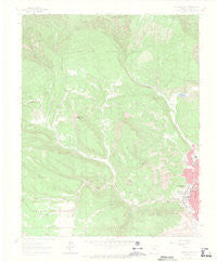 Durango West Colorado Historical topographic map, 1:24000 scale, 7.5 X 7.5 Minute, Year 1963