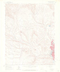 Durango West Colorado Historical topographic map, 1:24000 scale, 7.5 X 7.5 Minute, Year 1963