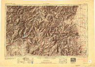 Durango Colorado Historical topographic map, 1:250000 scale, 1 X 2 Degree, Year 1954