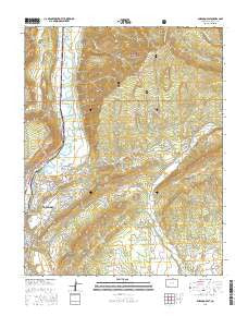 Durango East Colorado Current topographic map, 1:24000 scale, 7.5 X 7.5 Minute, Year 2016