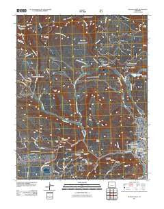 Durango West Colorado Historical topographic map, 1:24000 scale, 7.5 X 7.5 Minute, Year 2011