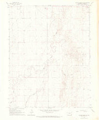 Durkee Creek NW Colorado Historical topographic map, 1:24000 scale, 7.5 X 7.5 Minute, Year 1966