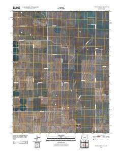 Durkee Creek NE Colorado Historical topographic map, 1:24000 scale, 7.5 X 7.5 Minute, Year 2010