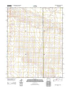 Durkee Creek NE Colorado Historical topographic map, 1:24000 scale, 7.5 X 7.5 Minute, Year 2013