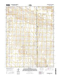 Durkee Creek NE Colorado Current topographic map, 1:24000 scale, 7.5 X 7.5 Minute, Year 2016
