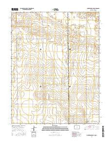 Durkee Creek NE Colorado Current topographic map, 1:24000 scale, 7.5 X 7.5 Minute, Year 2016
