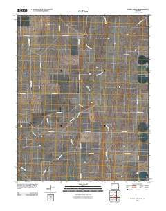 Durkee Creek NW Colorado Historical topographic map, 1:24000 scale, 7.5 X 7.5 Minute, Year 2010