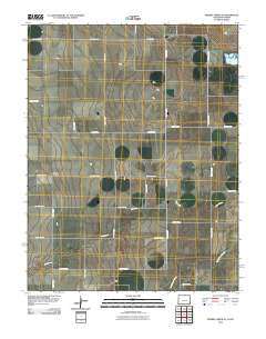 Durkee Creek SE Colorado Historical topographic map, 1:24000 scale, 7.5 X 7.5 Minute, Year 2010