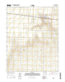 Eads Colorado Current topographic map, 1:24000 scale, 7.5 X 7.5 Minute, Year 2016