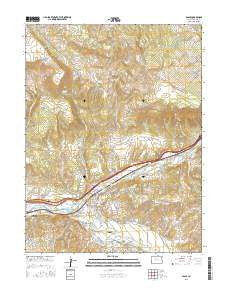 Eagle Colorado Current topographic map, 1:24000 scale, 7.5 X 7.5 Minute, Year 2016