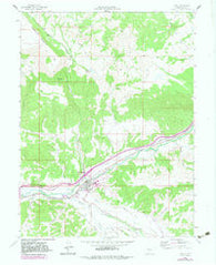 Eagle Colorado Historical topographic map, 1:24000 scale, 7.5 X 7.5 Minute, Year 1962