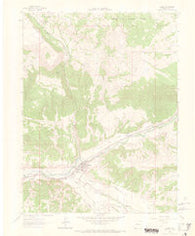 Eagle Colorado Historical topographic map, 1:24000 scale, 7.5 X 7.5 Minute, Year 1962