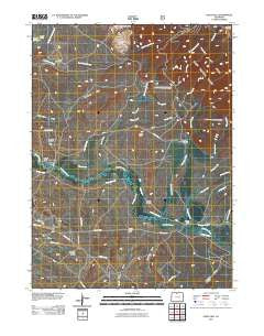 Eagle Hill Colorado Historical topographic map, 1:24000 scale, 7.5 X 7.5 Minute, Year 2011