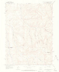 East Evacuation Creek Colorado Historical topographic map, 1:24000 scale, 7.5 X 7.5 Minute, Year 1964