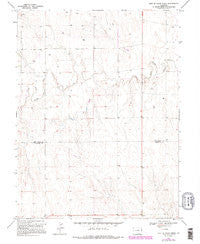 East Of Rock Creek Colorado Historical topographic map, 1:24000 scale, 7.5 X 7.5 Minute, Year 1969