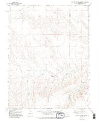 East Of Sevenmile Ranch Colorado Historical topographic map, 1:24000 scale, 7.5 X 7.5 Minute, Year 1979