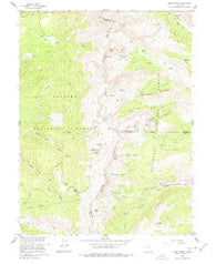 East Portal Colorado Historical topographic map, 1:24000 scale, 7.5 X 7.5 Minute, Year 1958